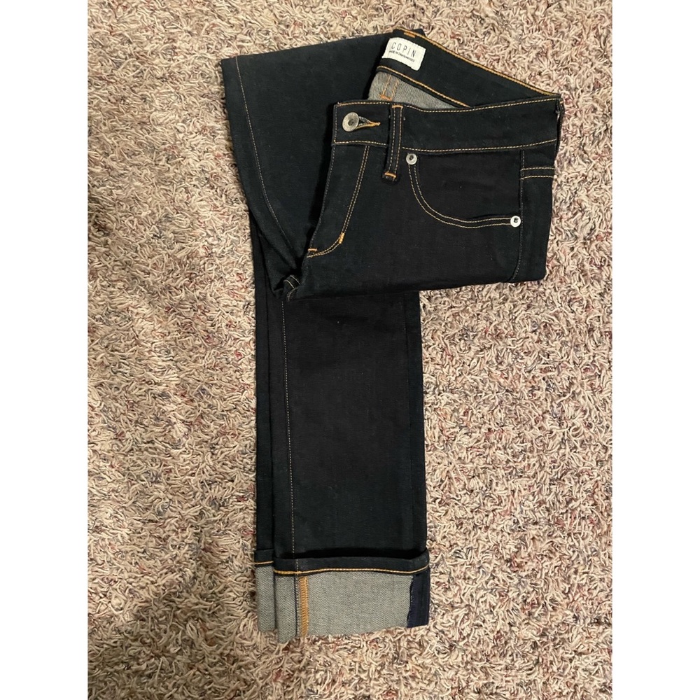 Copin mid-low rise jeans, Sz 25